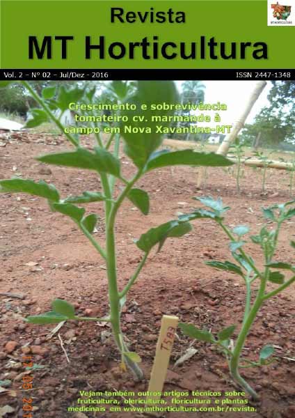					Visualizar v. 2 n. 2 (2016): Crescimento e sobrevivência tomateiro cv. marmande à campo em Nova Xavantina - MT 
				