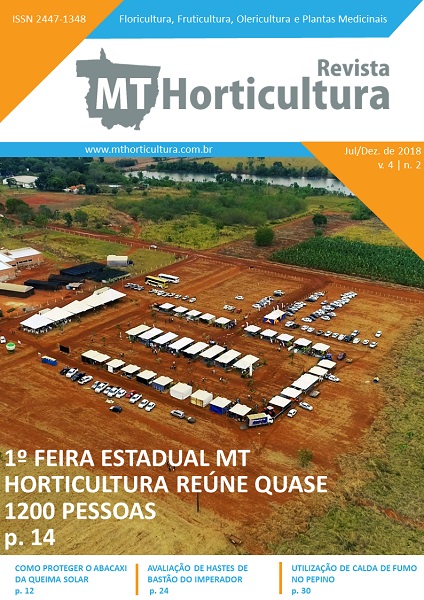 					View Vol. 4 No. 2 (2018): 1º Feira Estadual MT Horticultura Reúne Quase 1200 Pessoas
				