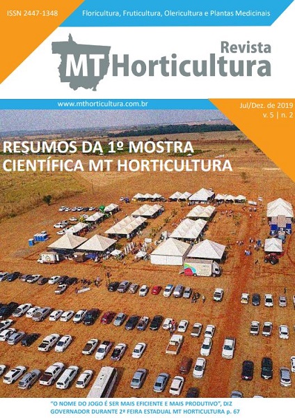 					View Vol. 5 No. 2 (2019): RESUMOS DA 1º MOSTRA CIENTÍFICA MT HORTICULTURA
				